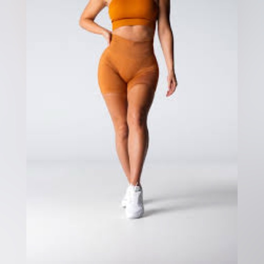 NVGTN Terracotta Performance Seamless‎ Shorts size XS